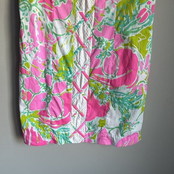 Lilly Pulitzer Don't Give A Cluck Cathy Shift Dress Size 2 - Picture 4 of 11
